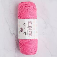 La Mia Baby Cotton Pembe El Örgü İpi - L046 - 33645