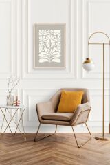 Desen Ahşap Çerçeveli Tablo 50 x 70