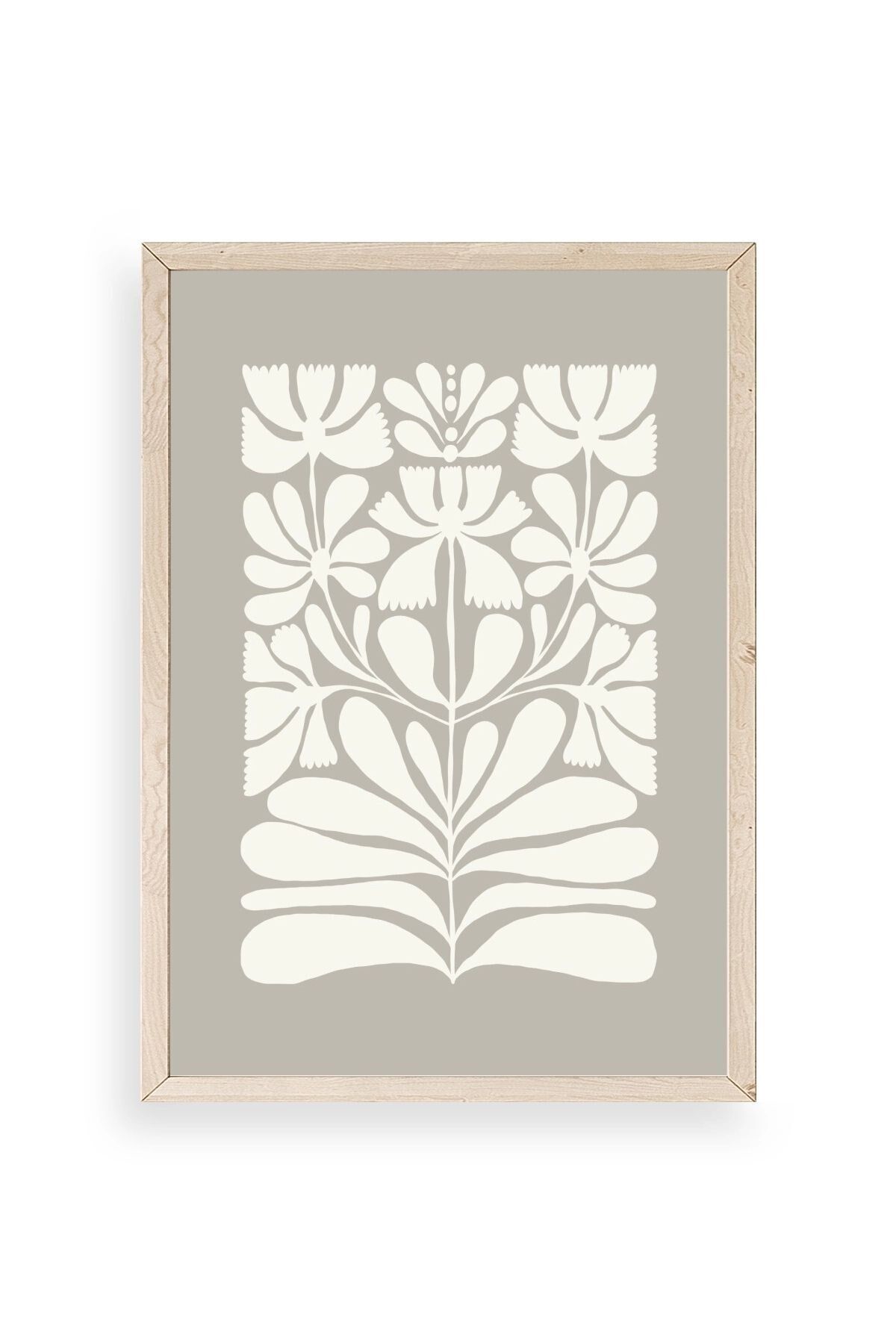 Desen Ahşap Çerçeveli Tablo 50 x 70