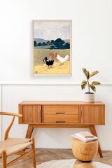 Edward Penfield Ahşap Çerçeveli Tablo 17 x 23