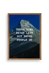 Motto Ahşap Çerçeveli Tablo 50 x 70