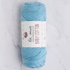 La Mia Baby Cotton Mavi El Örgü İpi - L041 - 33640