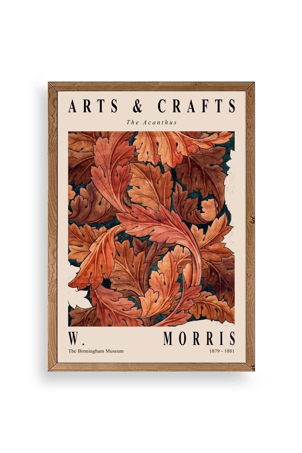 Morris Ahşap Çerçeveli Tablo 50 x 70