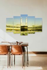Kabe Manzarası 5 Parçalı Mdf Tablo 60 x 100