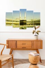 Kabe Manzarası 5 Parçalı Mdf Tablo 60 x 100