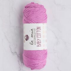 La Mia Baby Cotton Lila El Örgü İpi - L048 - 33638