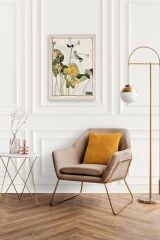 Marsh Marigold Ahşap Çerçeveli Tablo 50 x 70