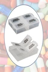 BUFFER® 4 Öğün Günlük Hap İlaç Saklama Taşıma Kutusu İlaç Hatırlatıcı