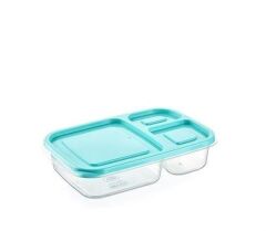 BUFFER® 3 Bölmeli Sefer Tası Pratik Kolay Gıda Diyet Saklama Erzak Kabı