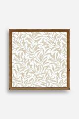 Yaprak Ahşap Çerçeveli Tablo 23 x 23