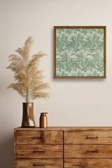 Çiçek Ahşap Çerçeveli Tablo 42 x 42