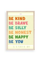 Motto Ahşap Çerçeveli Tablo 50 x 70