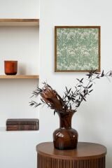 Çiçek Ahşap Çerçeveli Tablo 23 x 23