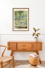 Claude Monet Ahşap Çerçeveli Tablo 50 x 70