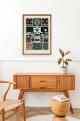 Motif Ahşap Çerçeveli Tablo 50 x 70