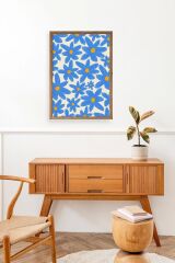 Çiçekler Ahşap Çerçeveli Tablo 30 x 42