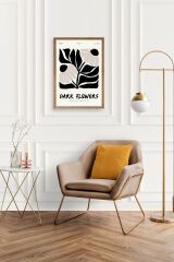 Çiçek Ahşap Çerçeveli Tablo 30 x 42