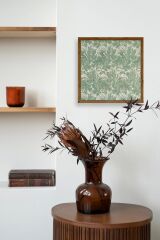 Çiçek Ahşap Çerçeveli Tablo 50 x 50