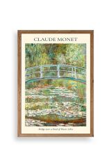 Claude Monet Ahşap Çerçeveli Tablo 30 x 42