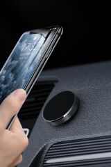 BUFFER® Tüm Modellerle Uyumlu Manyetik Araç İçi Telefon Tutucu Çok Amaçlı Güçlü Mıknatıs Tutucu