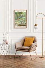 Claude Monet Ahşap Çerçeveli Tablo 30 x 42