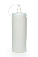 BUFFER® Şeffaf Kapaklı Sızdırmaz Yağlık Sosluk Şişesi Plastik Yağdanlık 400 ml AP-9028