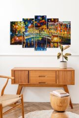 Manzara 5 Parçalı Mdf Tablo 60 x 100