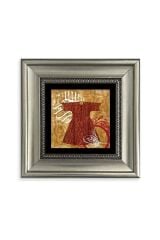 Kaftan ve Tuğra Çerçeveli Taş Tablo 20 cm