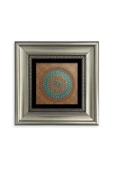 Motif Çerçeveli Taş Tablo 20 cm