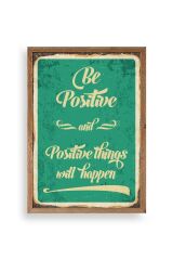 Motto Ahşap Çerçeveli Tablo 23 x 30