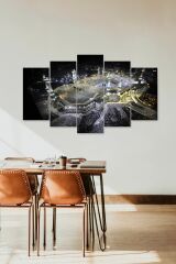 Kabe Manzarası 5 Parçalı Mdf Tablo 60 x 100