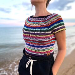 La Mia Mercerized Cotton Açık Pembe El Örgü İpi - 4 - 33599