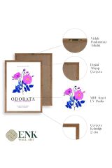 Çiçek Ahşap Çerçeveli Tablo 50 x 70