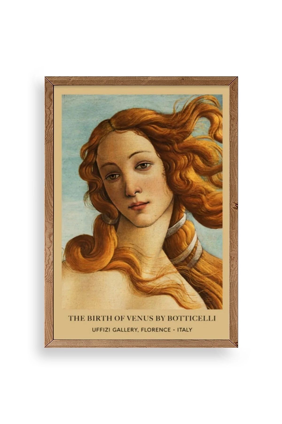 Kadın Ahşap Çerçeveli Tablo 23 x 30