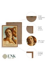 Kadın Ahşap Çerçeveli Tablo 23 x 30