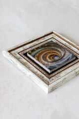 Çerçeveli Taş Tablo , Çerçeveli Taş Duvar Dekoru-enkcrcvtbl-00111 20 cm