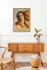 Kadın Ahşap Çerçeveli Tablo 50 x 70