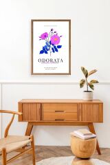 Çiçek Ahşap Çerçeveli Tablo 17 x 23