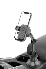 BUFFER® Teleskopik Araç Bardak Yerine Giren Telefon Tutucu