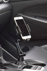 BUFFER® Teleskopik Araç Bardak Yerine Giren Telefon Tutucu