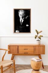 Atatürk Ahşap Çerçeveli Tablo 23 x 30
