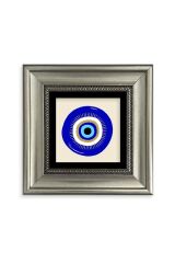 Nazar Boncuğu Çerçeveli Taş Tablo 20 cm