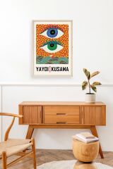 Yayoi Kusama Ahşap Çerçeveli Tablo 23 x 30