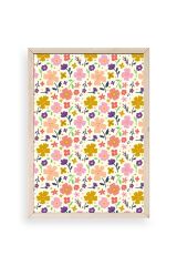 Çiçek Ahşap Çerçeveli Tablo 30 x 42