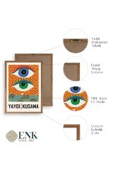 Yayoi Kusama Ahşap Çerçeveli Tablo 30 x 42
