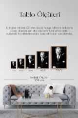 Atatürk Ahşap Çerçeveli Tablo 50 x 70