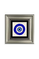 Nazar Boncuğu Çerçeveli Taş Tablo 20 cm