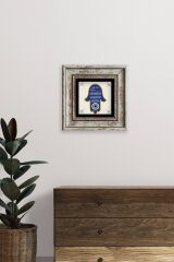 Nazar Ayeti Çerçeveli Taş Tablo 20 cm