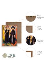 Ernst Ludwig Ahşap Çerçeveli Tablo 23 x 30