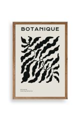 Soyut Ahşap Çerçeveli Tablo 30 x 42